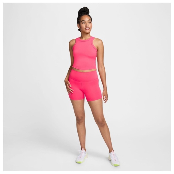 Nike Women's Pink Leggings with matching top - Picture 2 of 12